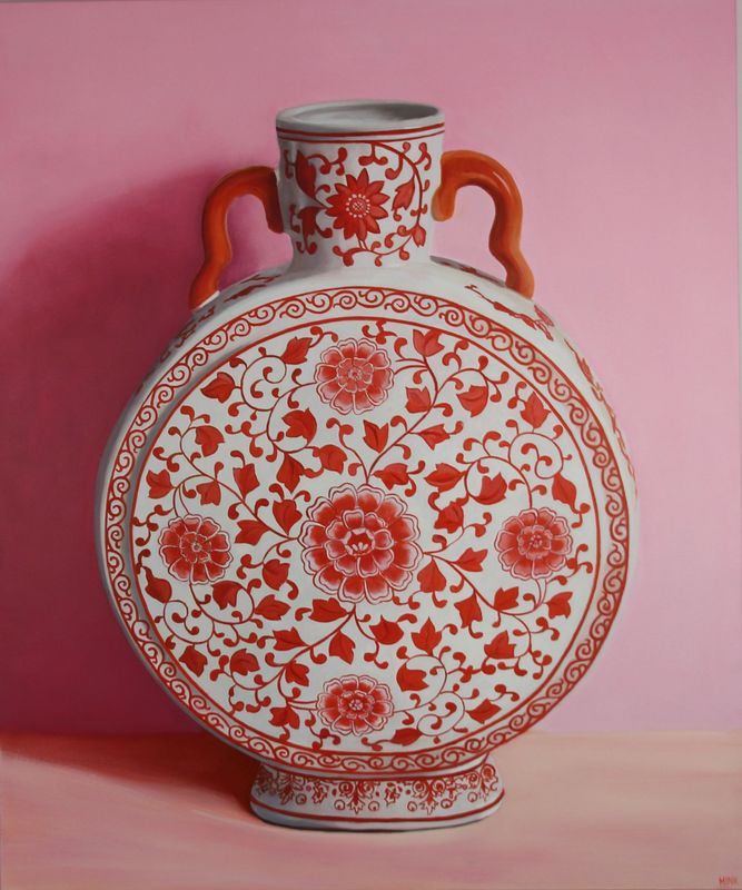 Javea - Orange Pink & Red (Verkocht)
