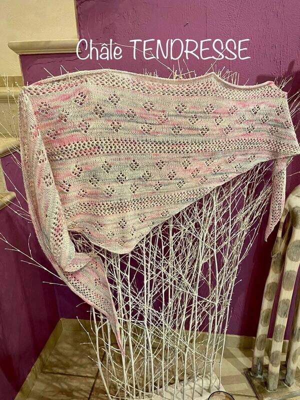 Tutoriel Châle TENDRESSE - Ref. 00024