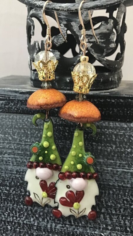 Boucles oreilles gnomes