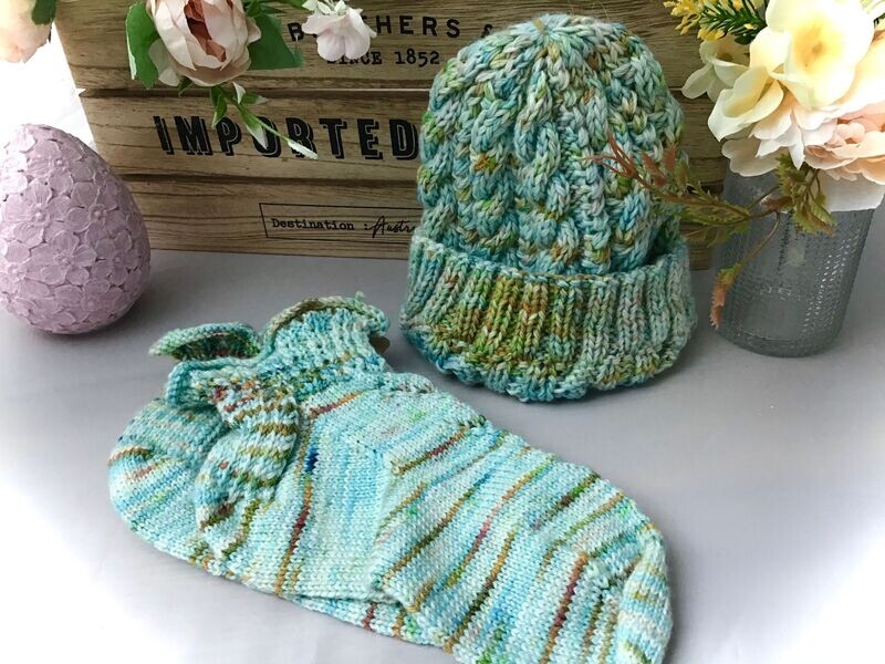 Ensemble chaussettes femme et bonnet