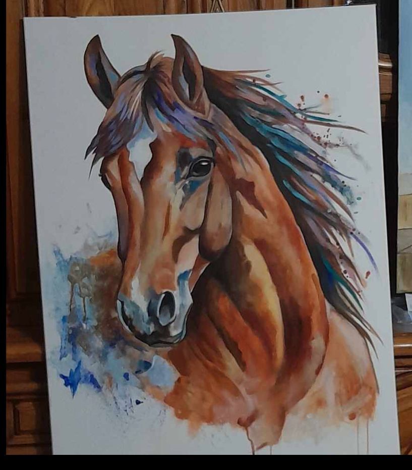 Tableau le cheval