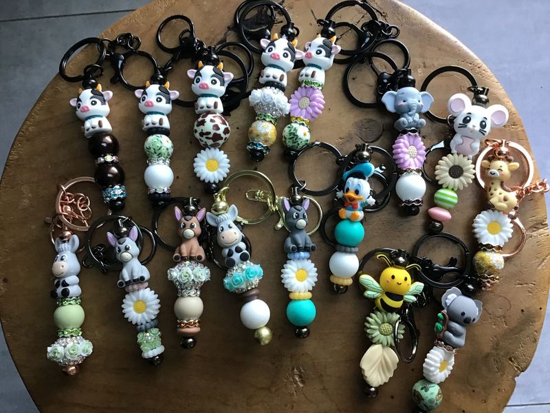 porte clé anes ou poneys
