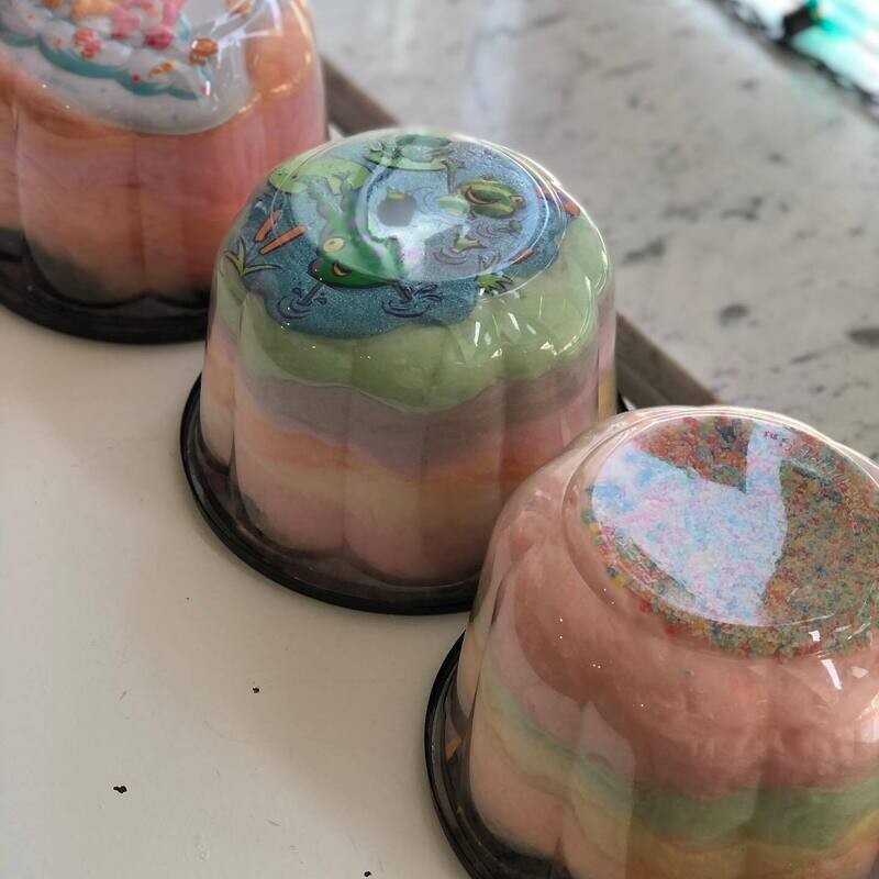 Cotton Candy Cake - Choose Your Flavors 6&quot; round