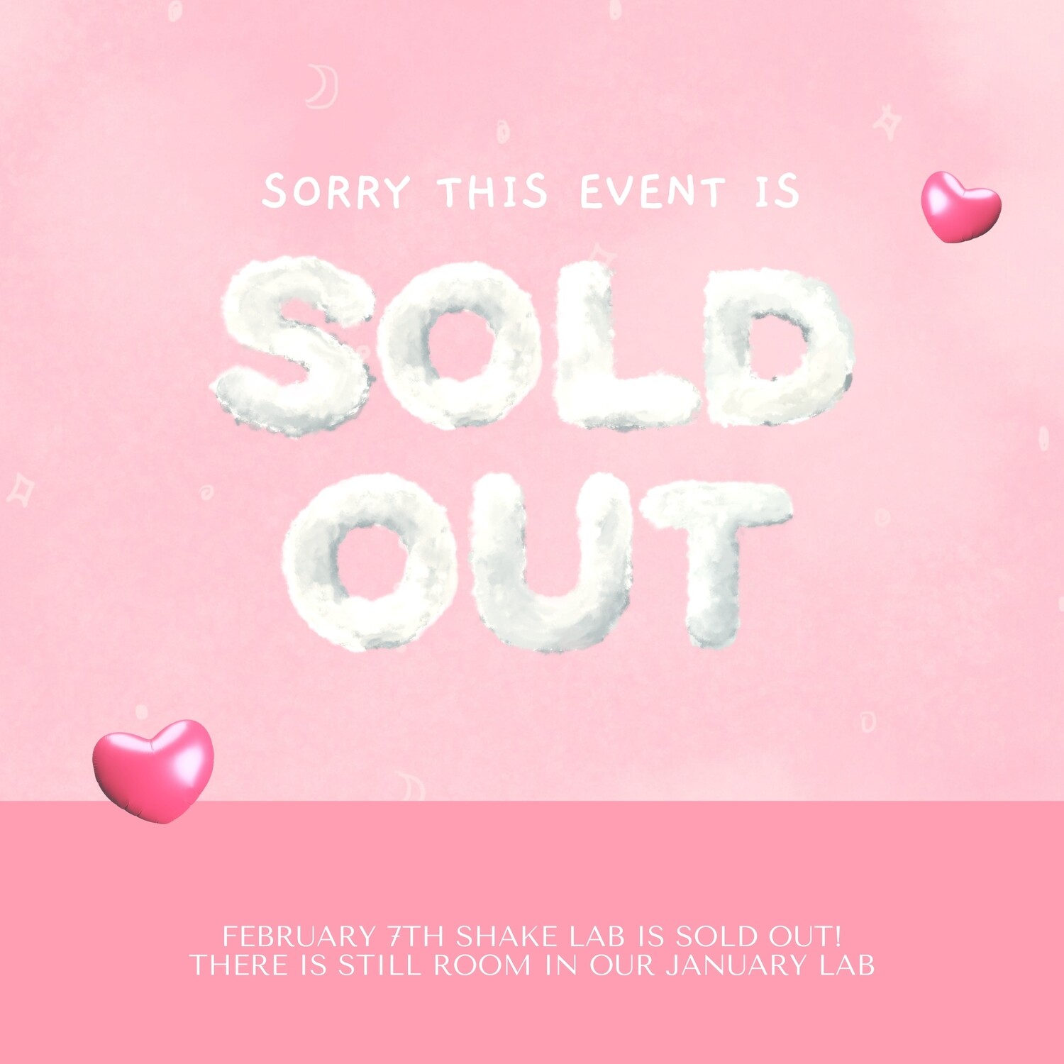 Extreme Shake Lab February 7th SOLD OUT