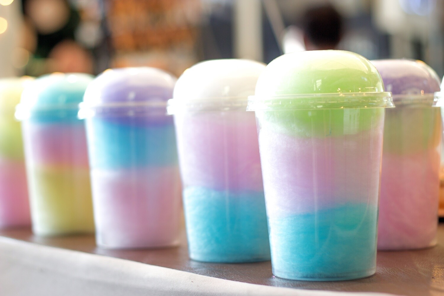 Cotton Candy Rainbow Cups