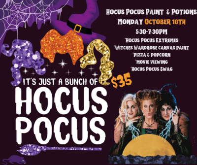 Hocus Pocus Paint & Potions Party