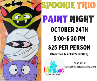 Spookie Trio Paint Night