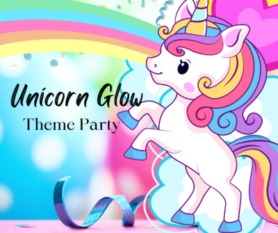 Unicorn Glow Theme Party