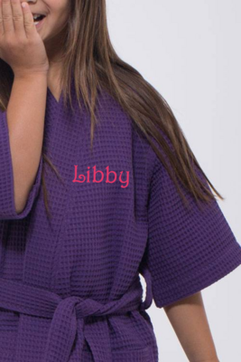 Party Add On - Waffle Robe Personalized