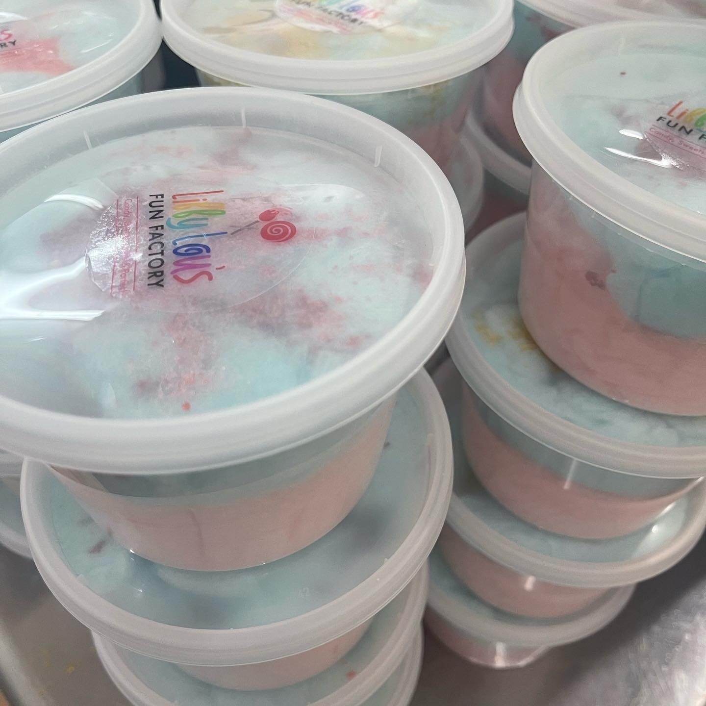 Cotton Candy Mini Party Container