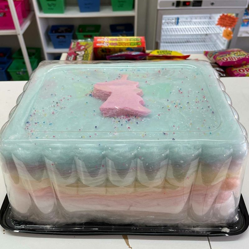 Cotton Candy Cake - Quarter Sheet Cake