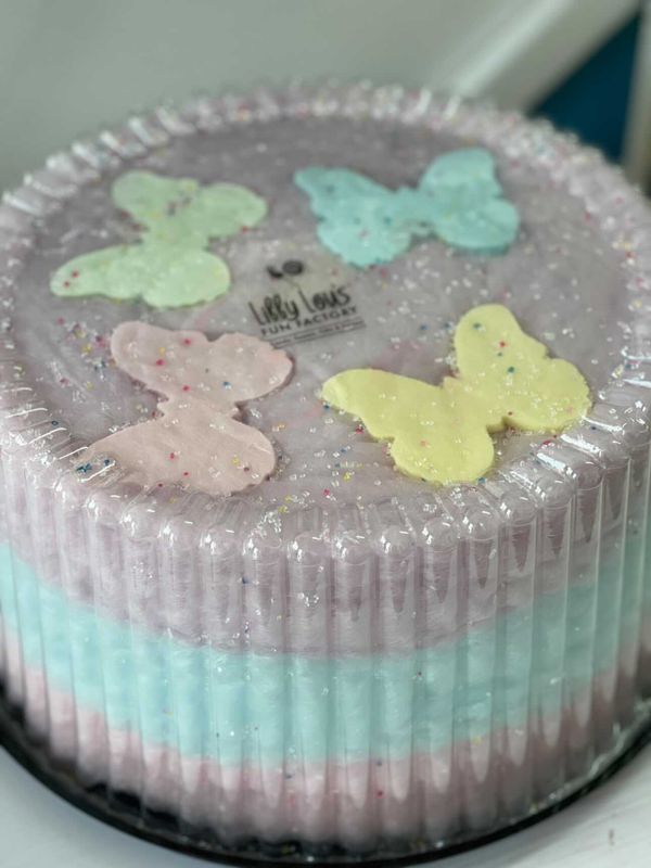 Cotton Candy Cake - Choose Your Flavors 8&quot; round