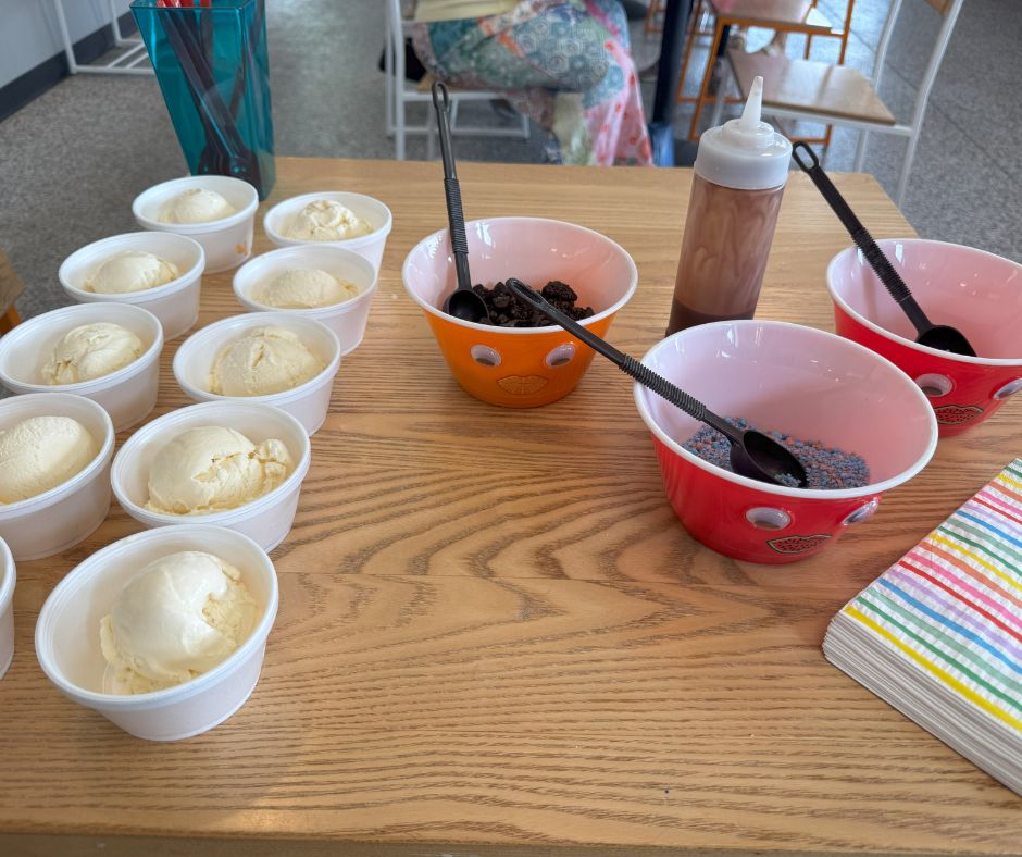 Ice Cream Kiddie Sundaes