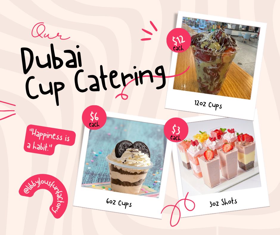 Dubai Strawberry Cups Deposit