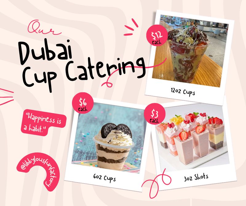 Dubai Strawberry Cups Deposit