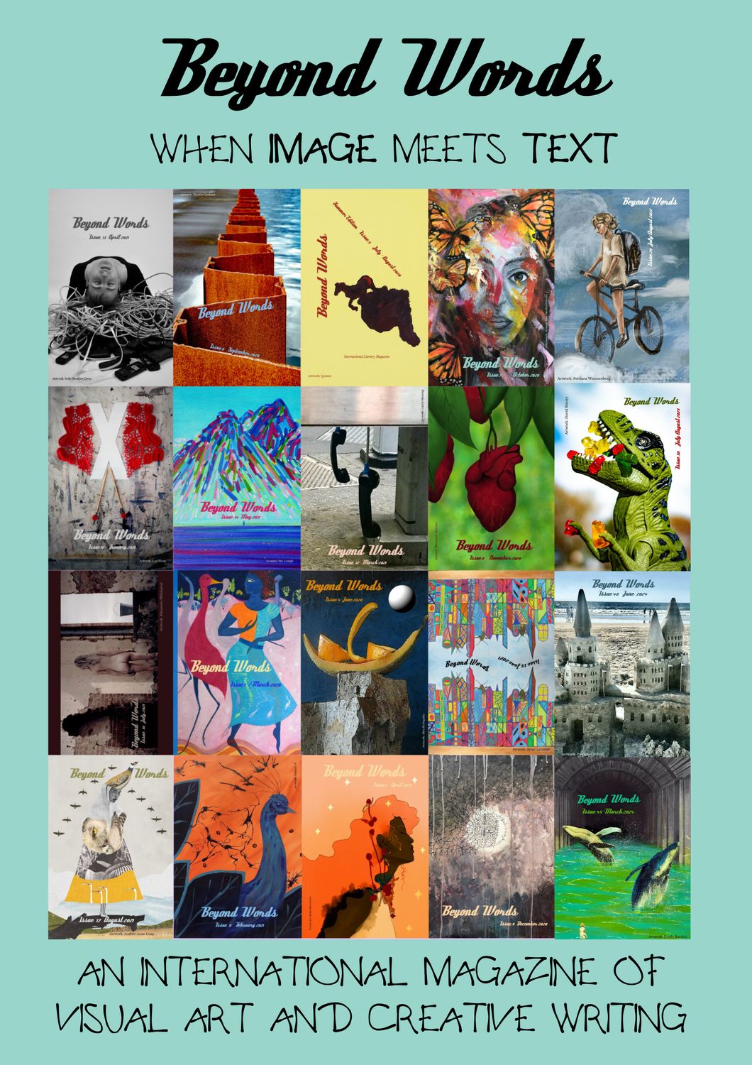 Six-month Print Subscription: Beyond Words Magazine