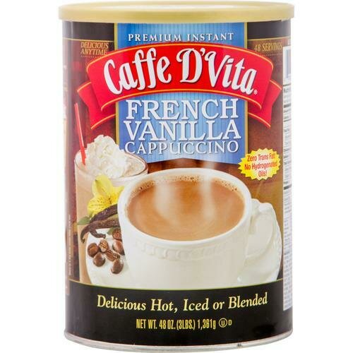 Caffe D'Vita French Vanilla Cappuccino 48 oz