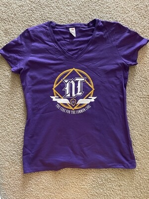 Ladies Purple Night Train 357 T-Shirt
