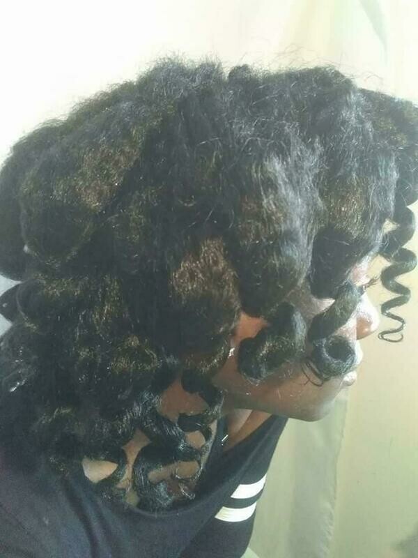 Natural hair wig