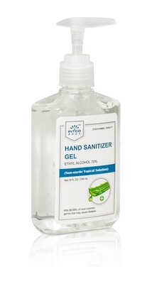 70% Ethyl Alcohol Hand Sanitizer Gel (8oz) w/ Aloe 70% Ethyl Alcohol Hand Sanitizer Gel (8oz) w/ Aloe