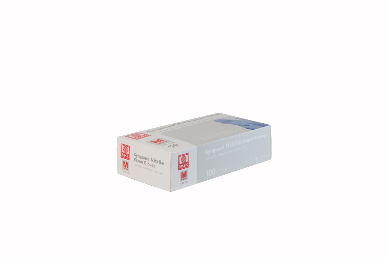 Powder Free Blue Nitrile Exam Gloves (Box of 100) Powder Free Blue Nitrile Exam Gloves (Box of 100)