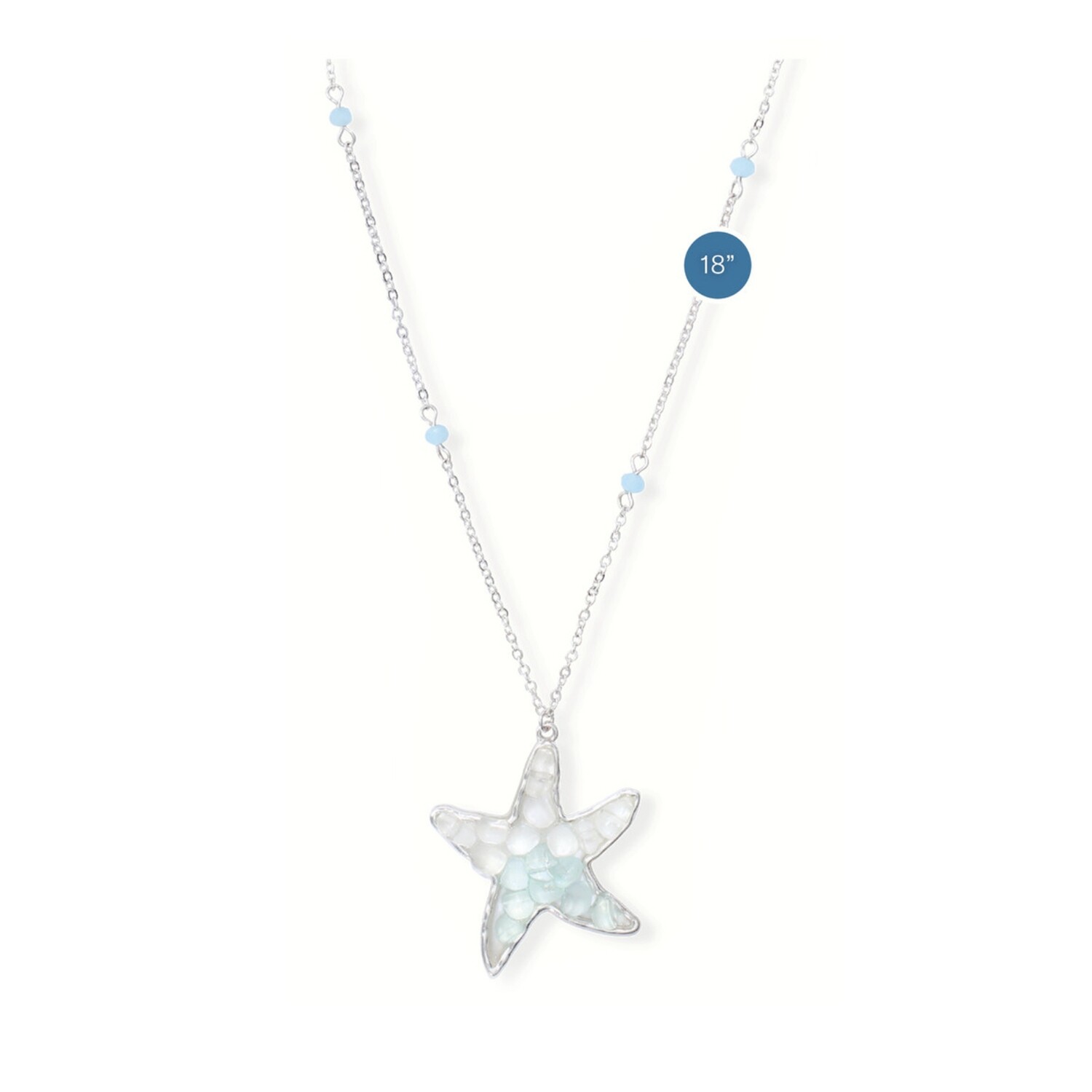 Necklace-Sea Glass Starfish
