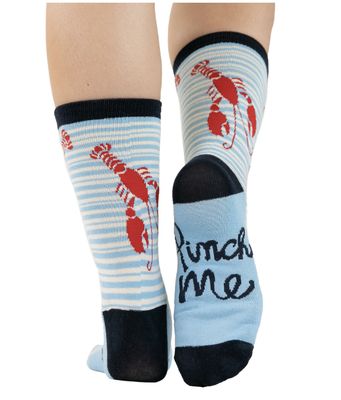 Lobster Stripe Crew Sock