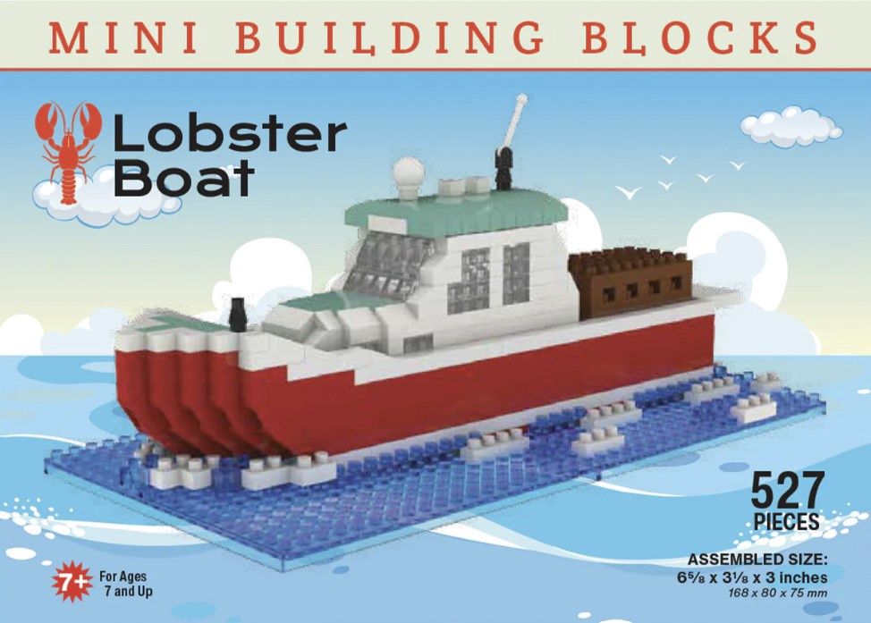 Lobster Boat Mini Building Blocks