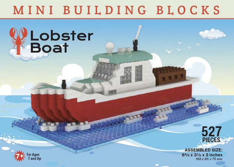 Lobster Boat Mini Building Blocks