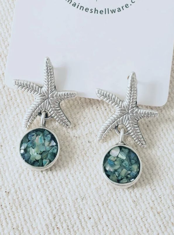 Shellware Starfish Post Earring