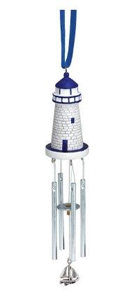 Wind Chime Lighthouse Ornament
