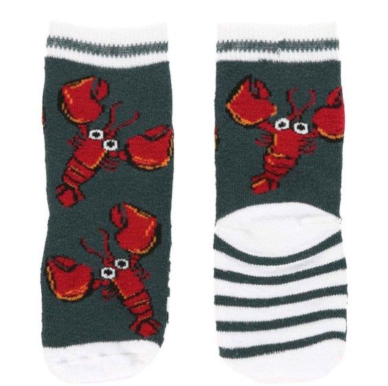 Lobster Stripe Infant Sock