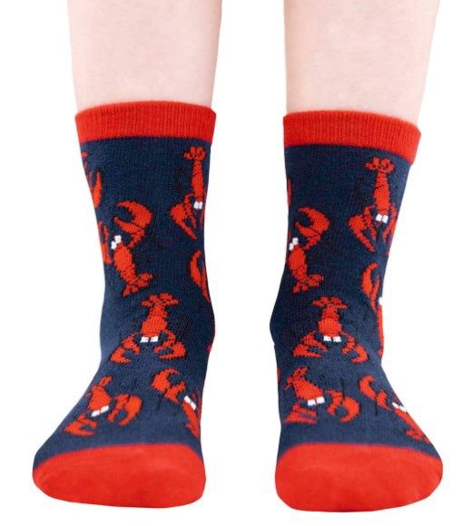 Lobster Kid Socks