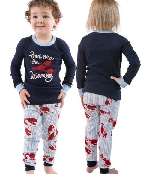 Lobster Stripe PJ Set