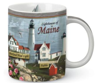 Lighthouses of Maine Shore Mug