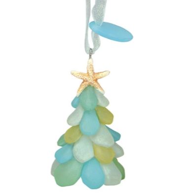 Sea Glass Tree Ornament
