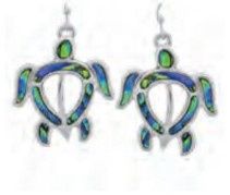 Earring: Turtle Cutout WME 169