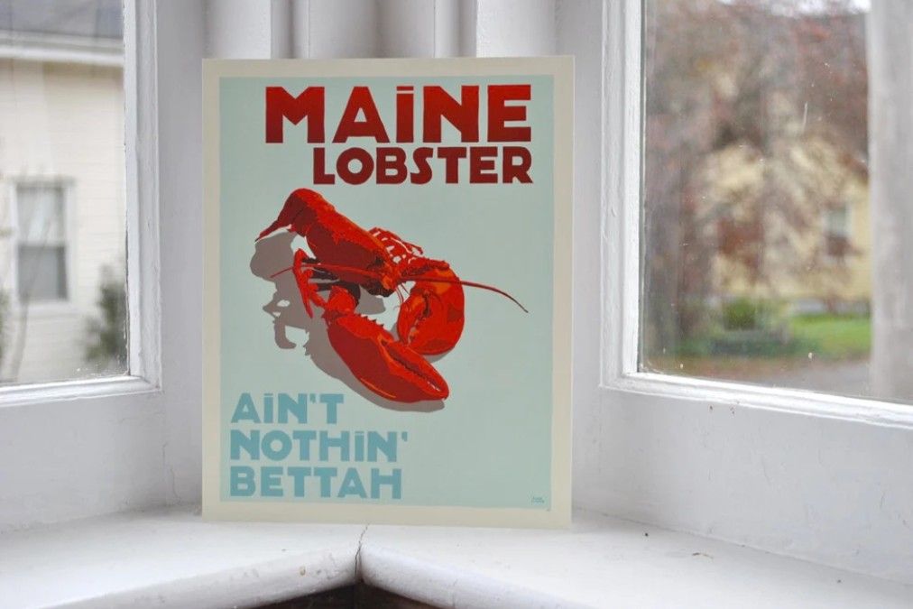 Alan Claude 8x10 Print, Design: Lobster