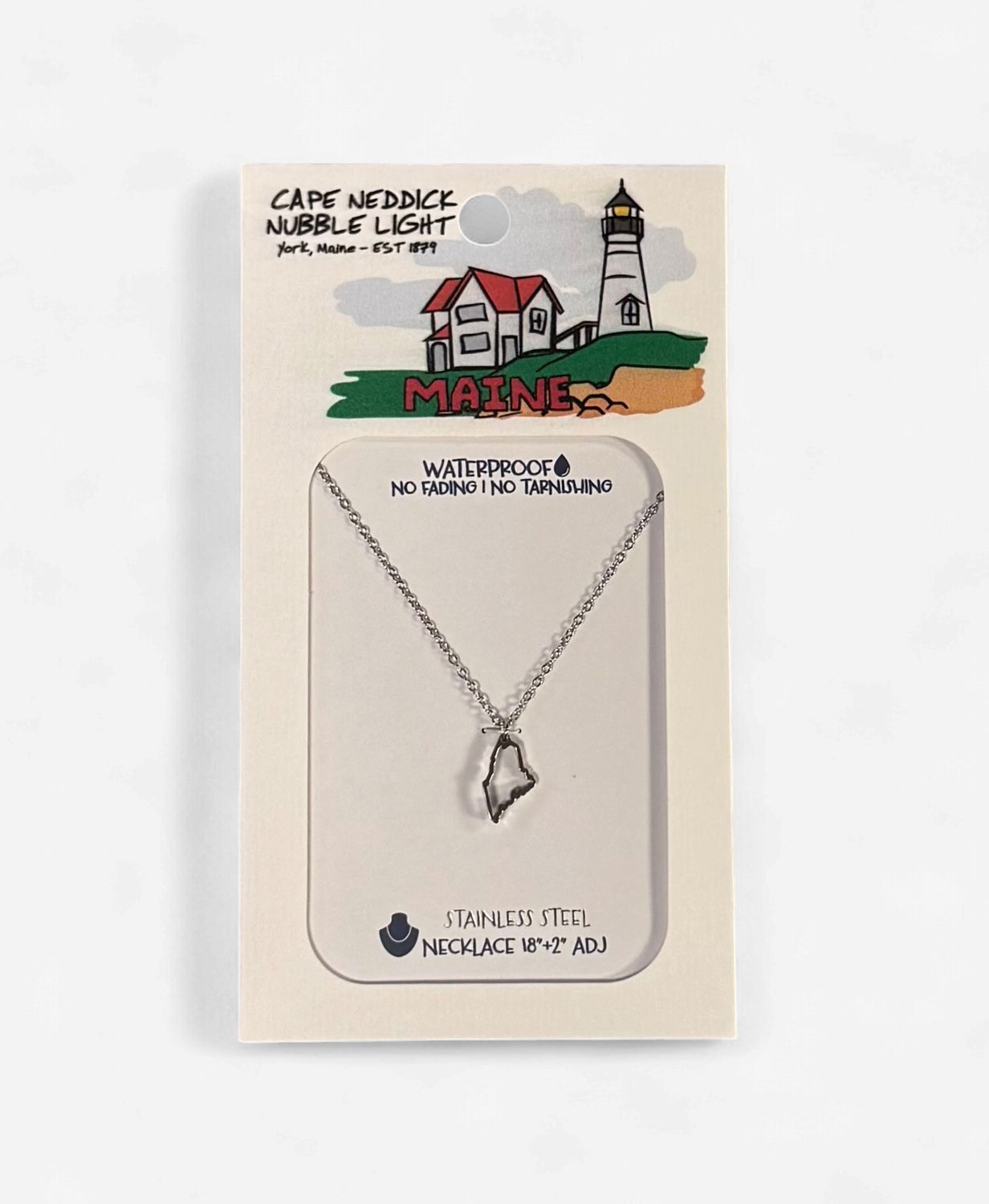 Necklace: Maine Outline