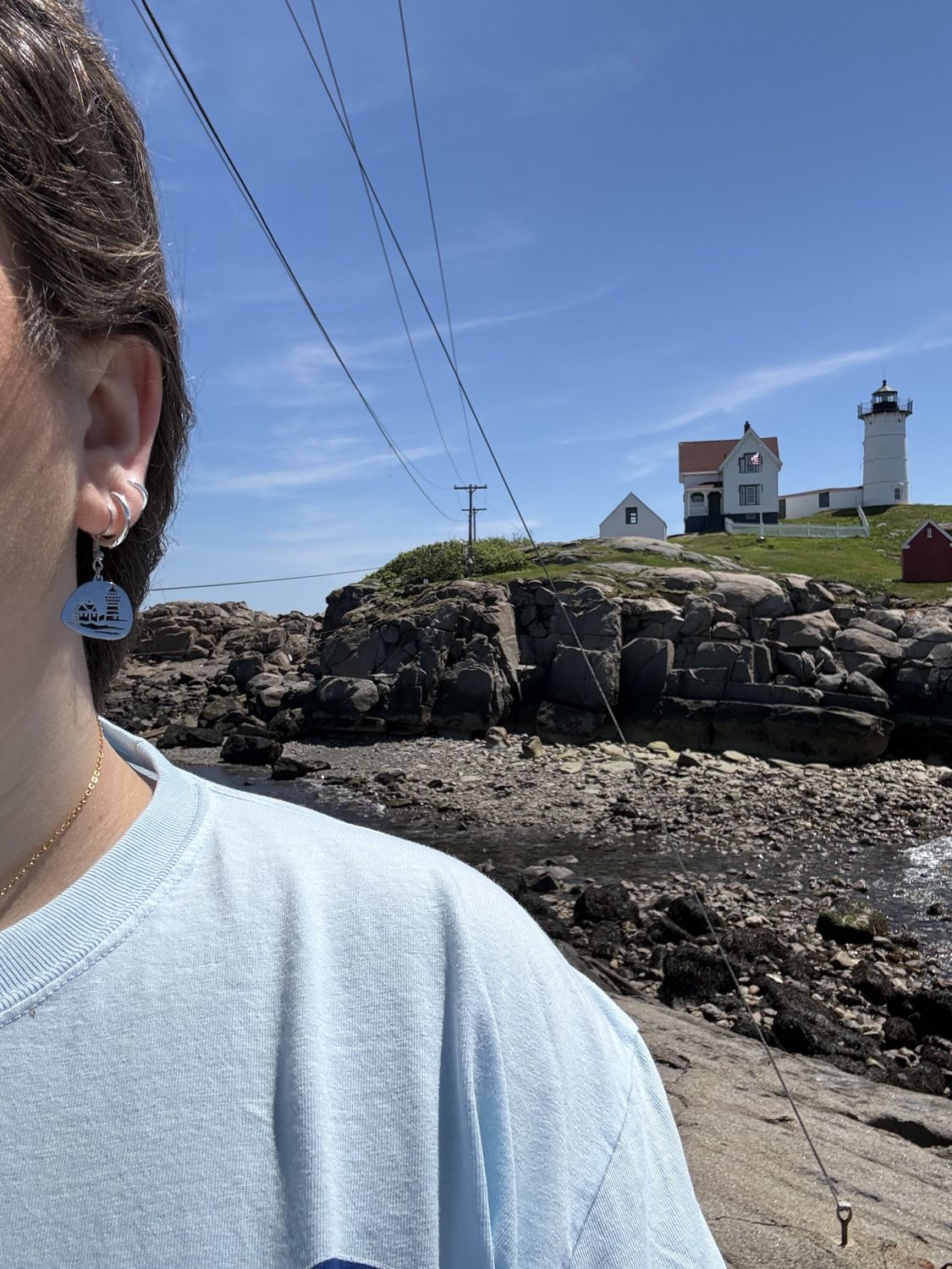 Nubble Dangle Earrings