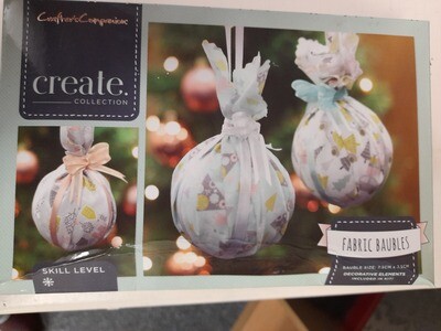 Create Collection - Fabric Baubles Now £2.50