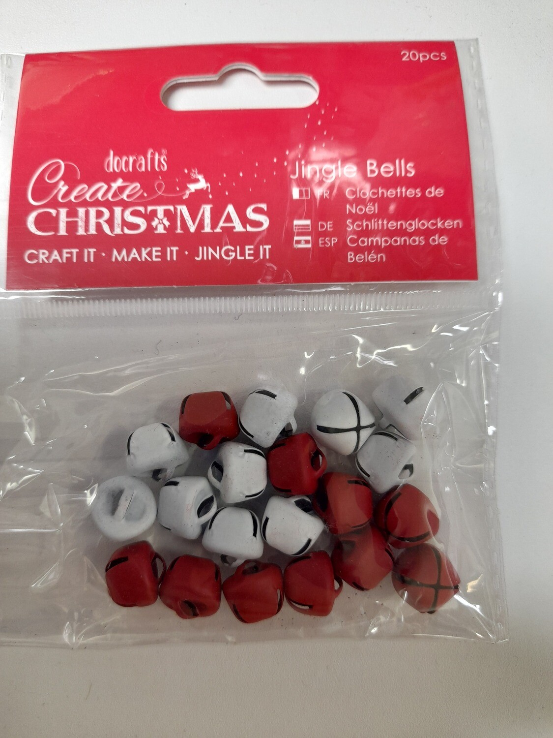 Christmas Bells - White & Red