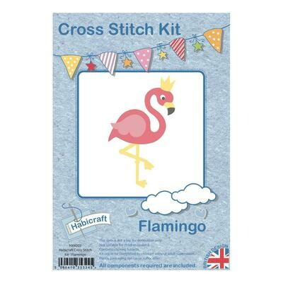 Flamingo Embroidery Kit 18cm Hoop