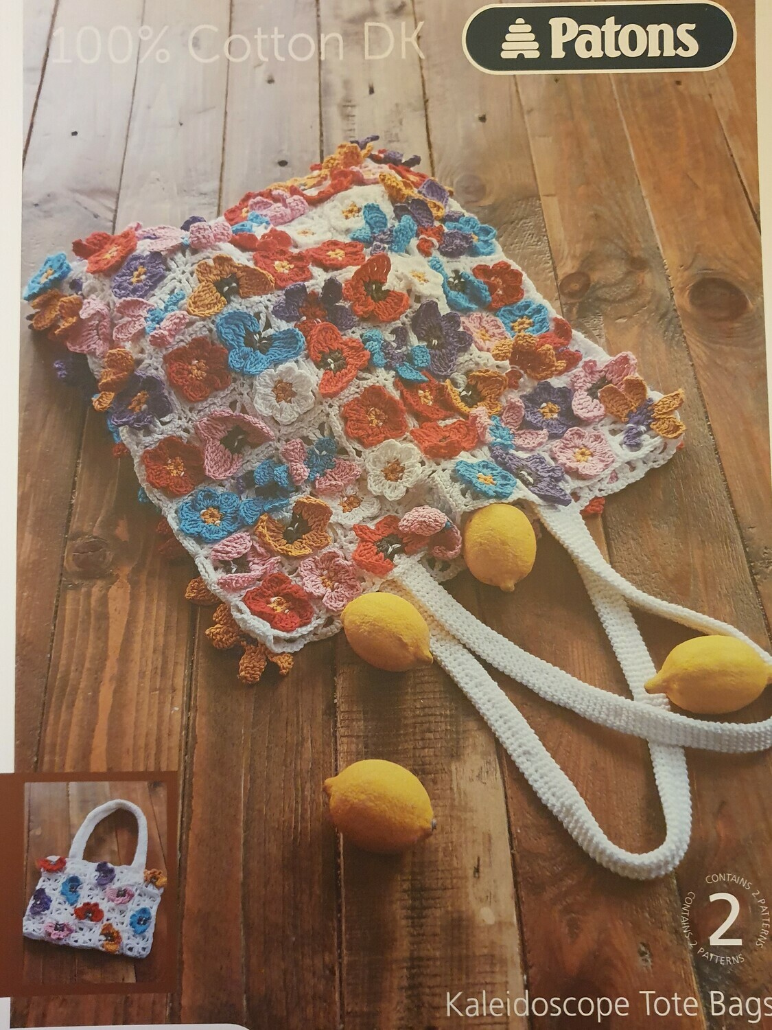 Kaleidoscope Tote Bags Crochet Pattern by Patons