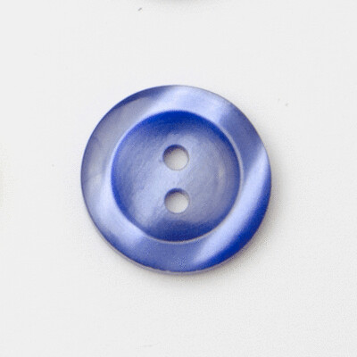 Button 18mm two hole navy