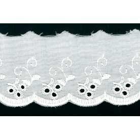 Broderie Anglaise Trim 3"/75mm