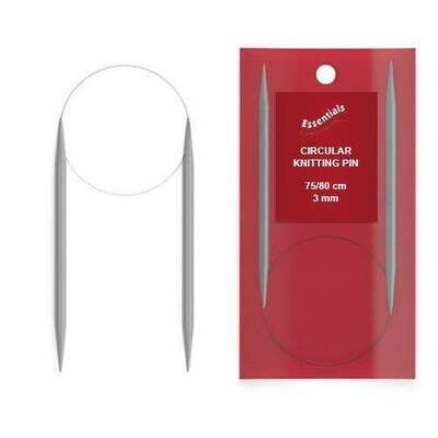 Circular Knit Needle 75/80cm 3mm Essentials
