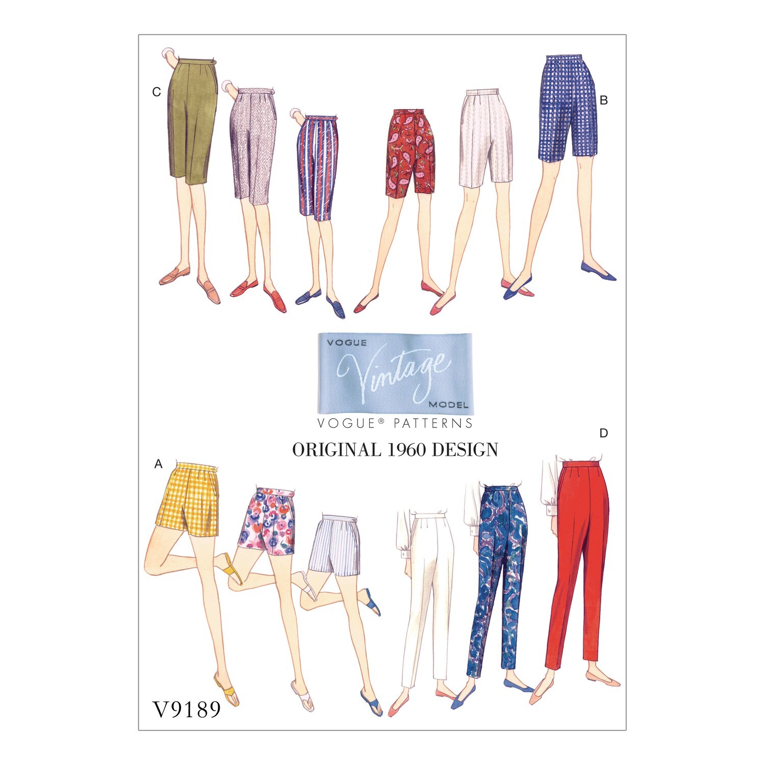 Vogue Vintage Sewing Pattern V9189 A5 6-14