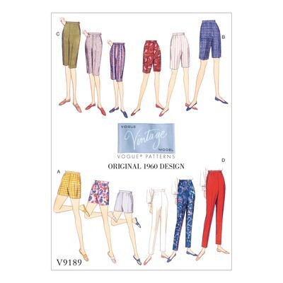 Vogue Vintage Sewing Pattern V9189 A5 6-14