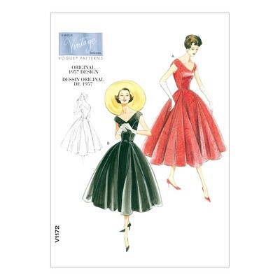 Vogue Vintage Sewing Pattern V1172 14-20